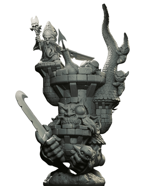 Image Credit: Sculpted by Danko, based on illustrations by Paul Bonner