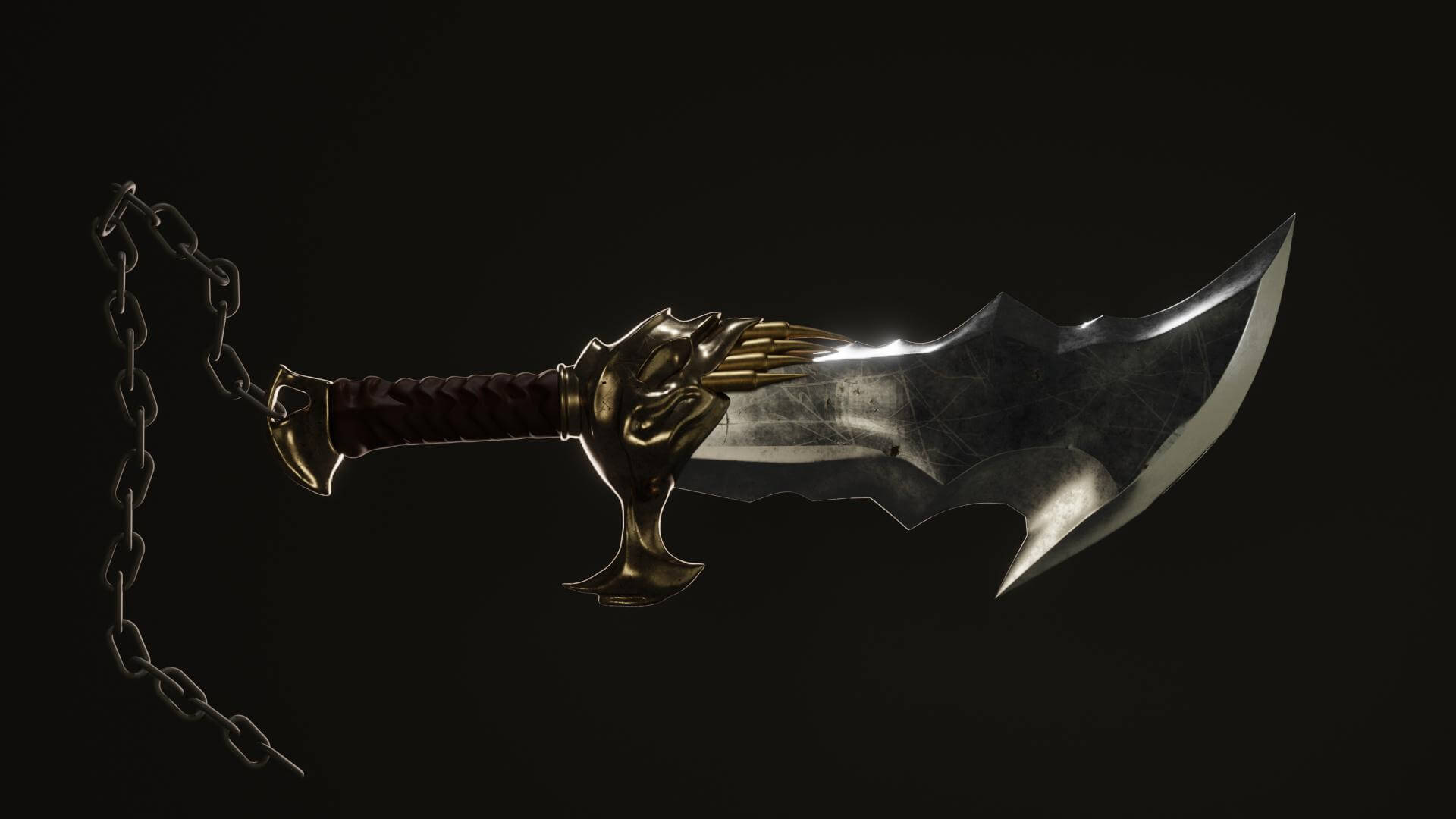 Kaosklinger lavet i Blender