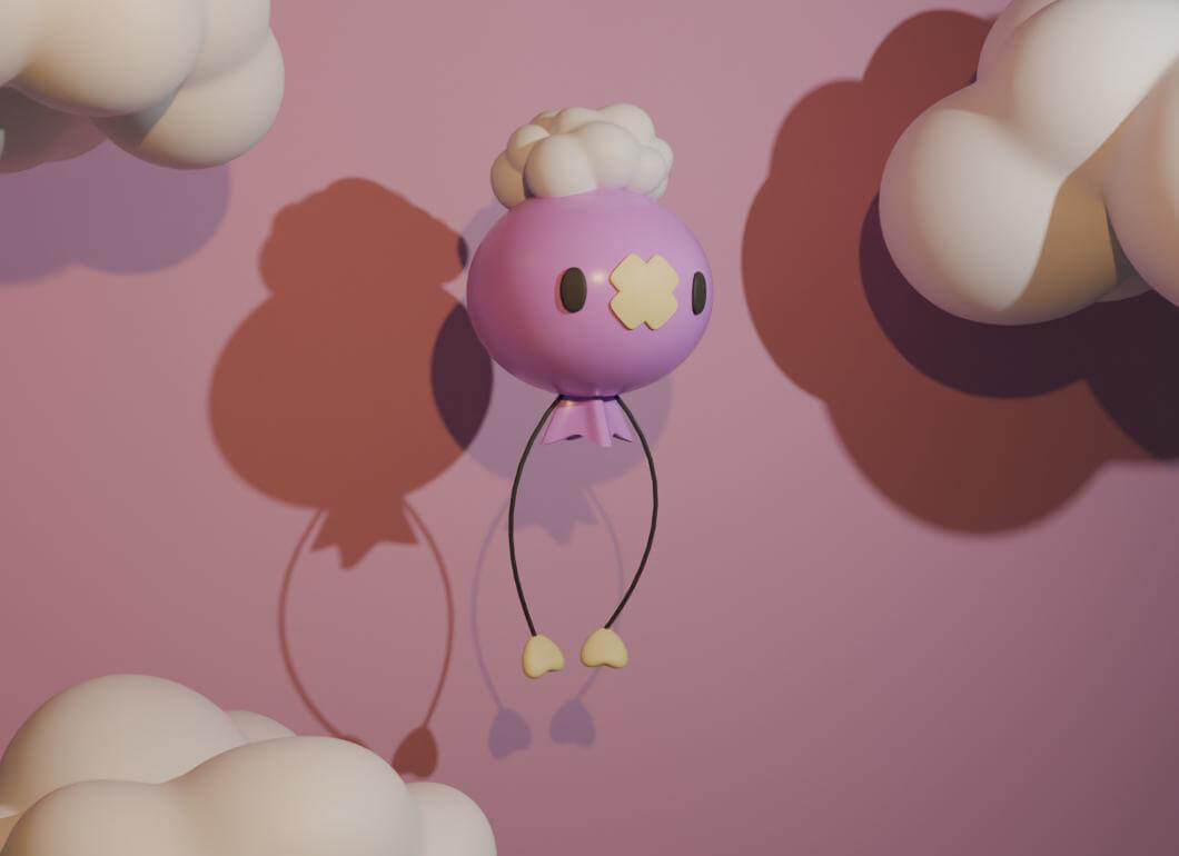 Karakter lavet i Blender